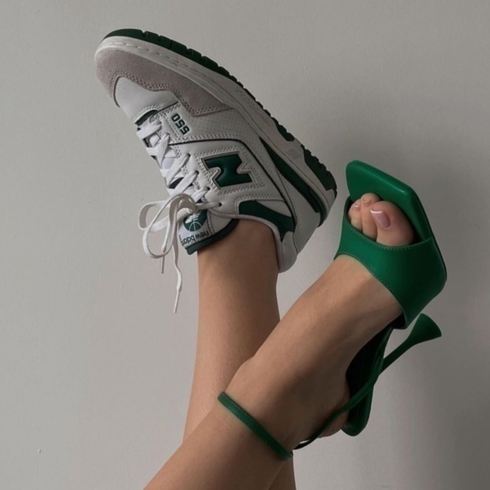 ZARA GREEN Heeled Sandals 3314/910